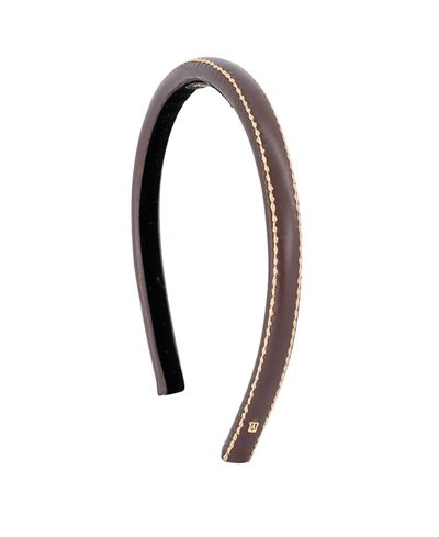 Alexandre De Paris Alexandre de Paris Sellier Leather Headband