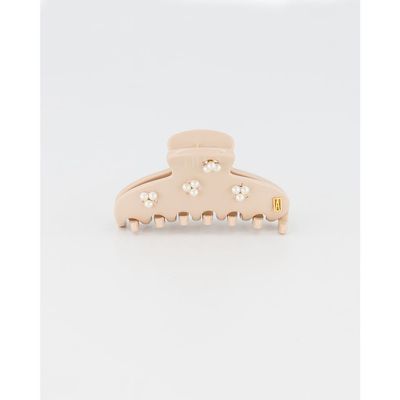 Alexandre de Paris Alexandre de Paris Small Pearls and Crystals Acetate Hair Clip