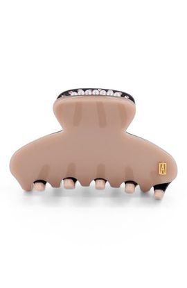 Alexandre de Paris Alexandre de Paris Voltaire pearls and crystals acetate hair clip