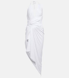 Alexandre Vauthier Alexandre Vauthier Asymmetrical halterneck midi dress