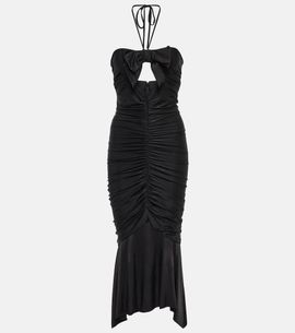 Alexandre Vauthier Alexandre Vauthier Halterneck jersey midi dress