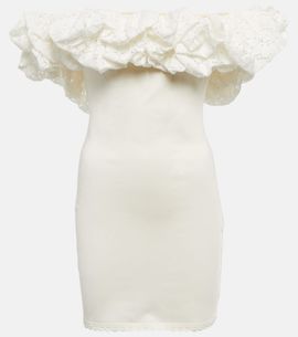 Alexandre Vauthier Alexandre Vauthier Off-shoulder ruffle-trimmed minidress