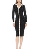 Alexia Admor Alexia Admor Cordelia Knit Long Sleeve Shirtdress - 5