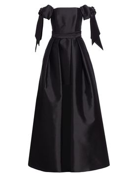 Alexia María Women's Isabella Silk-Wool Minidress With Convertible Skirt