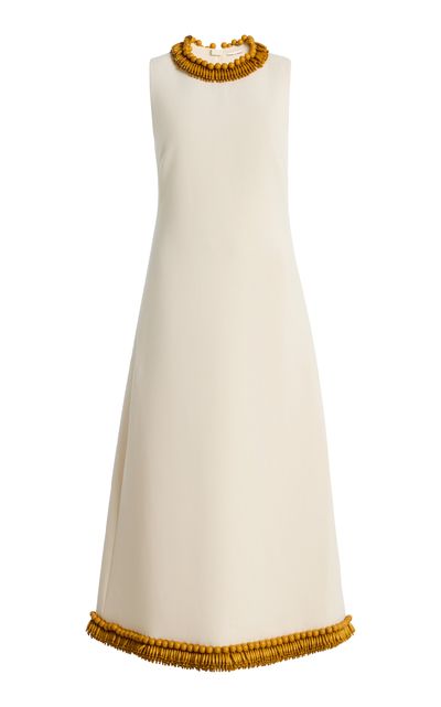 Alexis Alexis Cedrata Fringed Crepe Maxi Dress