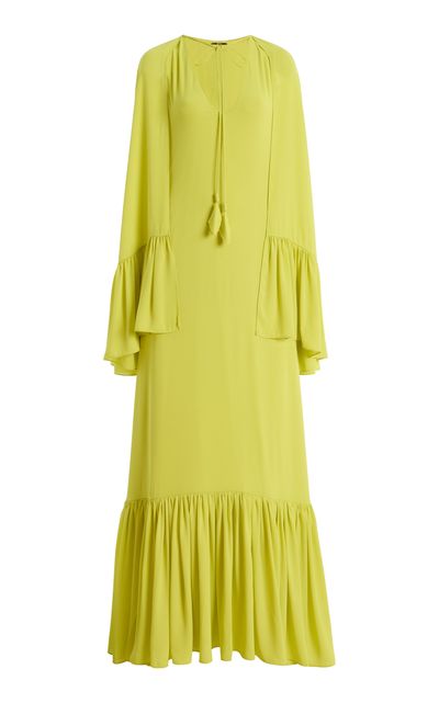 Alexis Alexis Francina Crepe Cape Dress