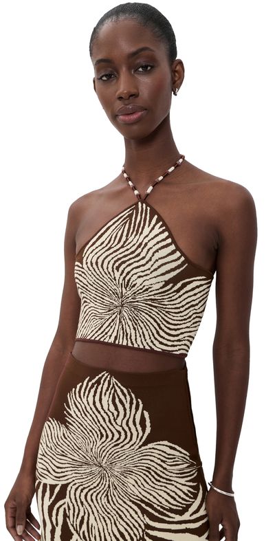 ALEXIS ALEXIS Gala Top Brown Blossom