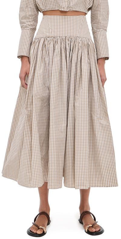 ALEXIS ALEXIS Havara Skirt Tan/White