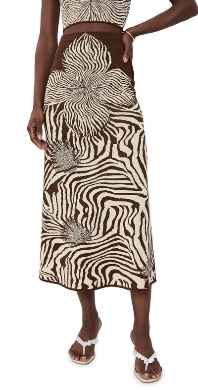 ALEXIS ALEXIS Jazlyn Skirt Brown Blossom