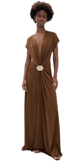 ALEXIS ALEXIS Lunaria Long Dress Mocha