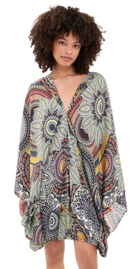 ALEXIS ALEXIS Marivelle Caftan Medallion Print