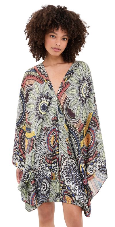 ALEXIS ALEXIS Marivelle Caftan Medallion Print
