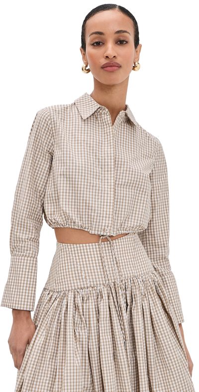 ALEXIS ALEXIS Mazi Top Tan/White