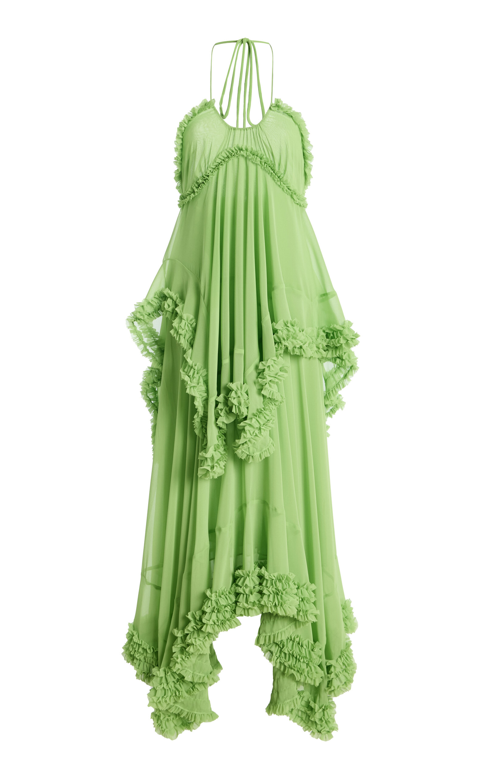 Alexis Alexis Sidi Ruffled Chiffon Maxi Dress
