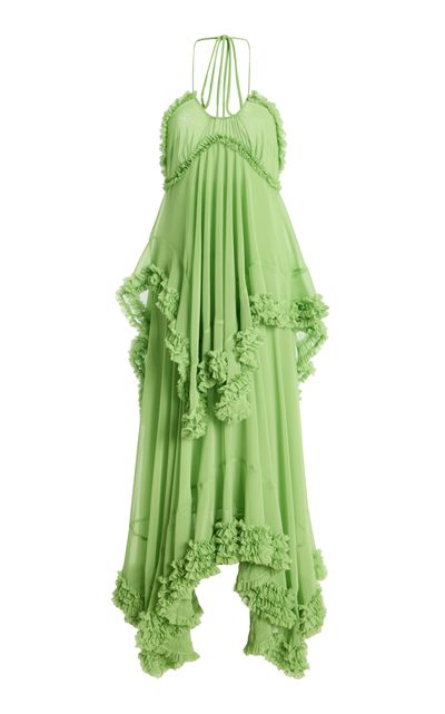 Alexis Alexis Sidi Ruffled Chiffon Maxi Dress