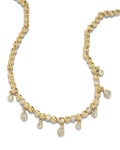 Alexis Bittar Alexis Bittar Asterales Cubic Zirconia Charm Necklace, 15.5-17.5