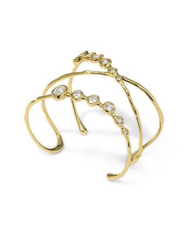 Alexis Bittar Alexis Bittar Asterales Cubic Zirconia Orbiting Cuff Bracelet