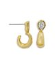 Alexis Bittar Alexis Bittar Asterales Cubic Zirconia Pear Shape Drop Hoop Earrings - 3