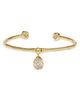 Alexis Bittar Alexis Bittar Asterales Solitaire Cubic Zirconia Charm Cuff Bracelet - 2
