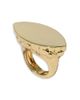 Alexis Bittar Alexis Bittar Brut Gold Slice Cocktail Ring - 1