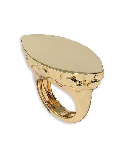 Alexis Bittar Alexis Bittar Brut Gold Slice Cocktail Ring