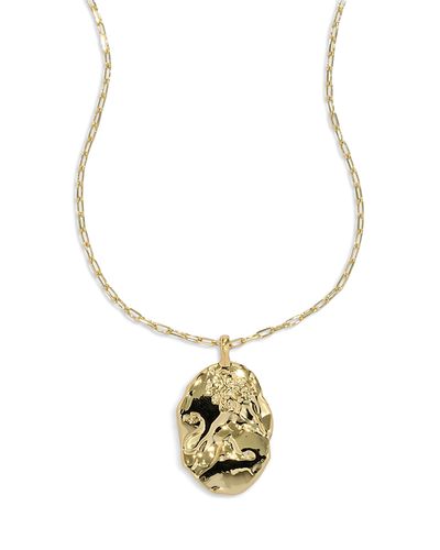 Alexis Bittar Alexis Bittar Brut Lion Charm Pendant Necklace, 24-26