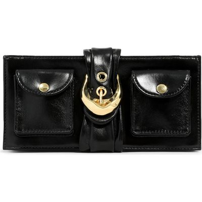 Alexis Bittar Alexis Bittar Buckle Leather Clutch