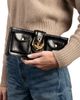 Alexis Bittar Alexis Bittar Buckle Leather Clutch - 2