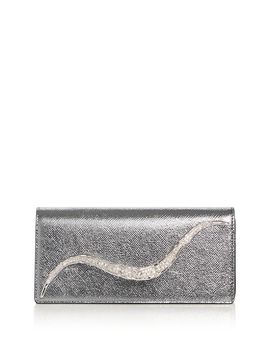 Alexis Bittar Alexis Bittar Crystal Curve Leather Clutch