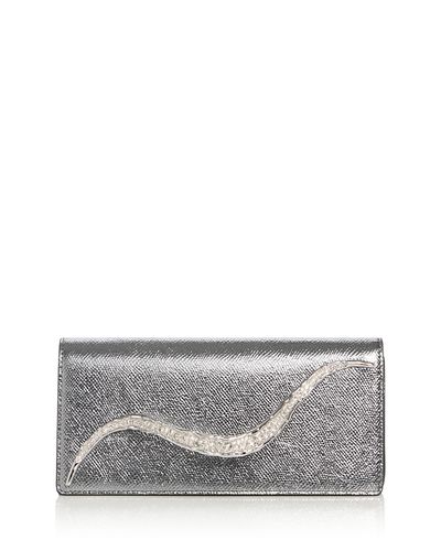 Alexis Bittar Alexis Bittar Crystal Curve Leather Clutch