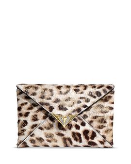 Alexis Bittar Alexis Bittar Leopard Print Calf Hair Envelope Clutch