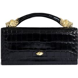 Alexis Bittar Alexis Bittar Lioness Croc Embossed Leather Bag
