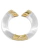 Alexis Bittar Alexis Bittar Liquid Lucite Gold Slice Capped Cuff Bracelet - 4