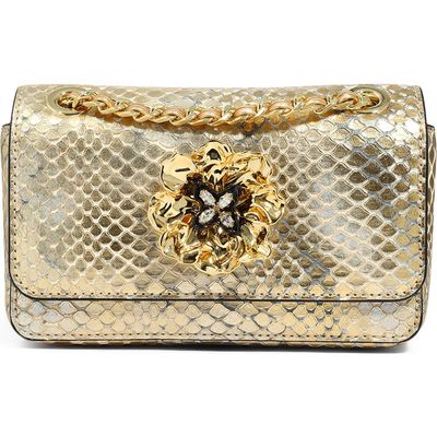 Alexis Bittar Alexis Bittar Mini Bella Python Embossed Leather Clutch