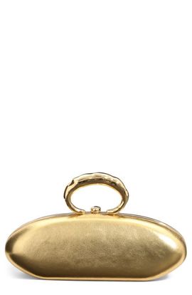 Alexis Bittar Alexis Bittar Molten Bullet Leather Minaudière