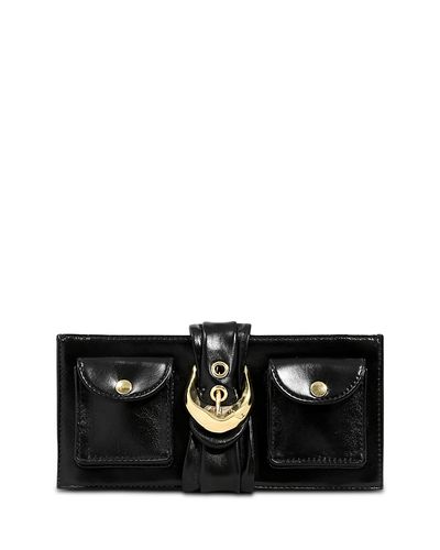 Alexis Bittar Alexis Bittar Patent Leather Buckle Clutch