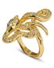 Alexis Bittar Alexis Bittar Serpent Crystal Coiled Cocktail Ring - 1