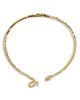 Alexis Bittar Alexis Bittar Serpent Crystal Skinny Structured Collar Necklace, 4.5 - 3