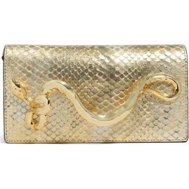 Alexis Bittar Alexis Bittar Serpent Side Handle Leather Clutch