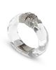 Alexis Bittar Alexis Bittar Silverlake Crystal & Lucite Bangle Bracelet - 3