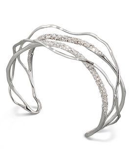 Alexis Bittar Alexis Bittar Solanales Crystal Multi Row Cuff Bracelet