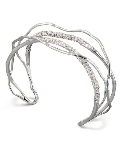Alexis Bittar Alexis Bittar Solanales Crystal Multi Row Cuff Bracelet
