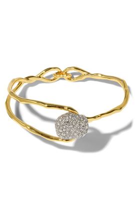 Alexis Bittar Alexis Bittar Solanales Crystal Pavé Pebble Bangle Bracelet