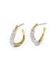 Alexis Bittar Alexis Bittar Solanelas Crystal Twist Mini Hoop Earrings - 1