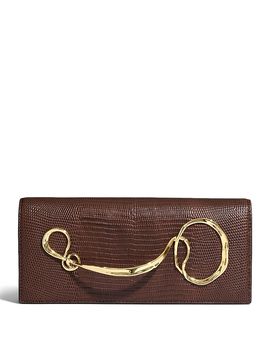 Alexis Bittar Alexis Bittar Twisted Gold Side Handle Clutch