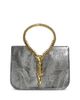 Alexis Bittar Alexis Bittar Zipper Decor Mini Metallic Leather Top Handle Bag - 1