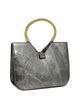 Alexis Bittar Alexis Bittar Zipper Decor Mini Metallic Leather Top Handle Bag - 4