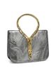 Alexis Bittar Alexis Bittar Zipper Decor Mini Metallic Leather Top Handle Bag - 6