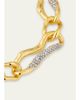 Alexis Bittar Brut Gold Curved Link Necklace, 18"L - 3
