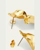 Alexis Bittar Crumpled Gold Small Post Earrings - 4